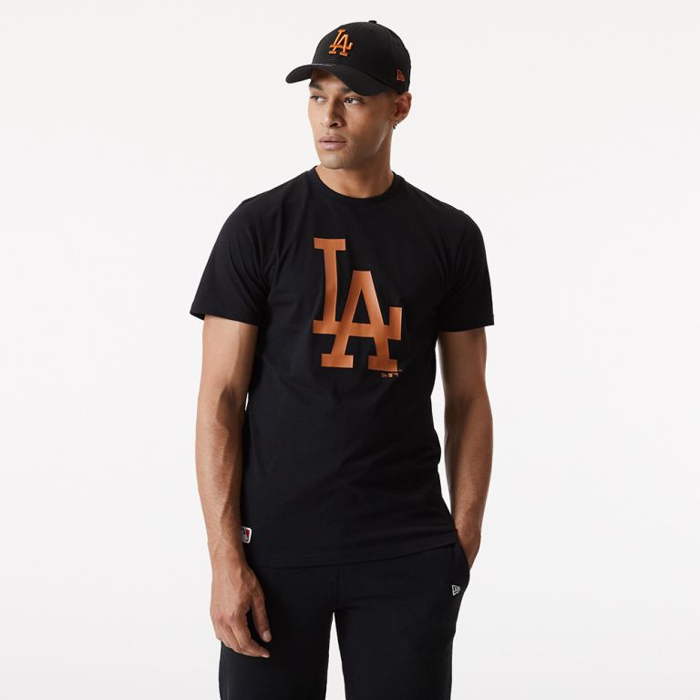 Ropa New Era Mlb Negros - LA Dodgers Team Logo 64013KPZE